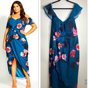 City Chic Floral Bliss Maxi Dress